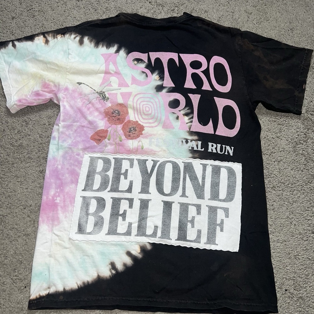 Astroworld Shirt Mens M Festival Cactus Jack Beyond Belief Travis Scott Tour